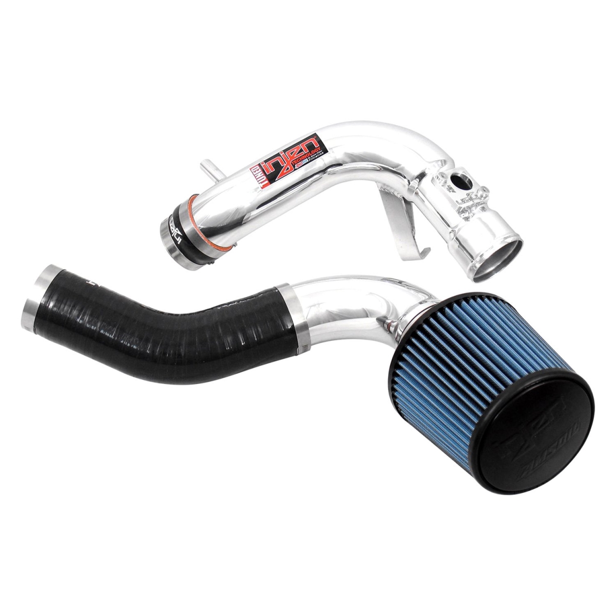 SP2079P SP Series Polished Silver Cold Air Intake System with Blue Filter for 2009-2013 Corolla Toyota