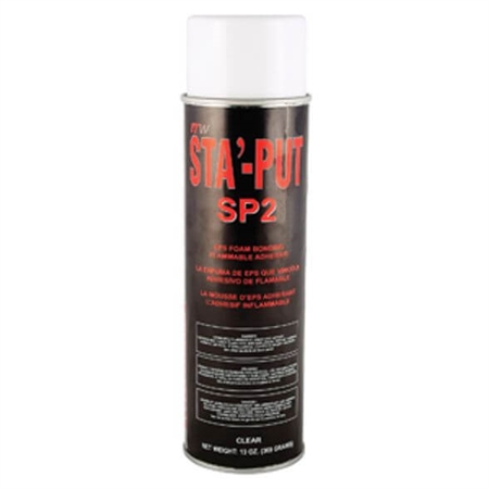 Picture of AP Products SPM17ACC 17 oz Sta-Put II Polystyrene Foam Clear Spam Spray Adhesive