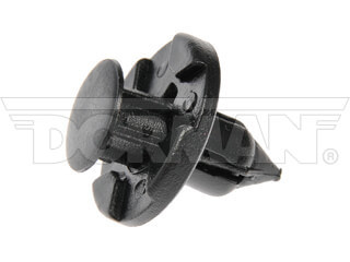 961031D Splash Shield Retainer - Black - 0.86in. Length - Durable Plastic Fasteners