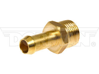 Inverted Flare Male Connector Barbed End 38 MNPT Thread Size 146 Length Brass