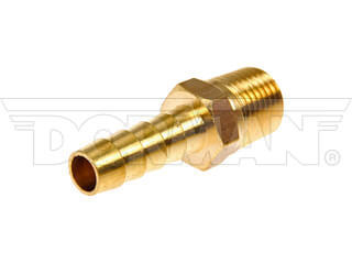 Inverted Flare Male Connector Barbed End 14 MNPT Thread Size 172 Length Brass