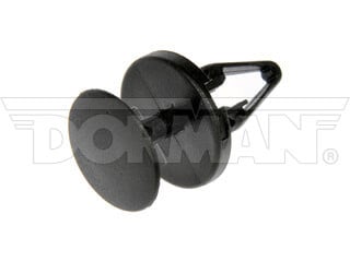 Molding Retainer For Chrysler And GM Models Push Rivet 118 Length Black Plastic Pack Of 2