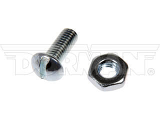Dorman 784712D No. 10-32 x 0.5 in. Machine Screw with Nuts, Clear Zinc