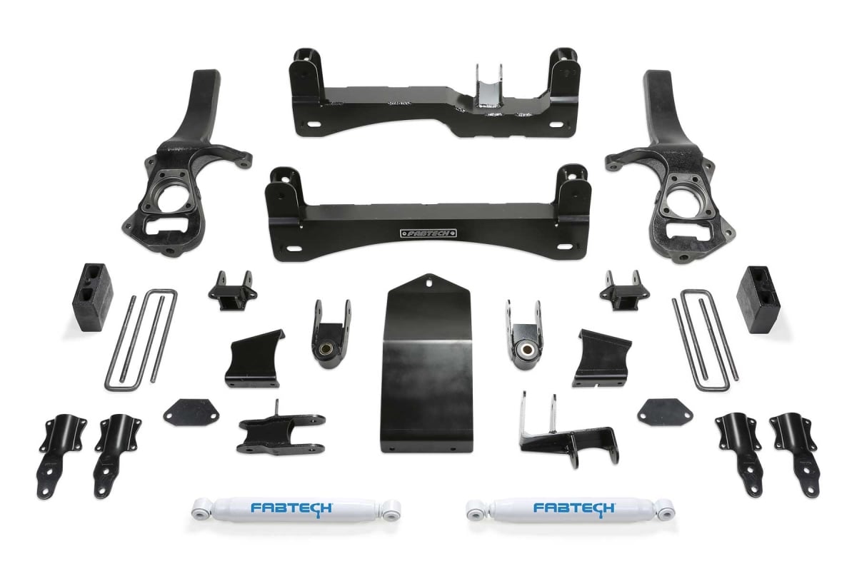 FTS21252 6 in. Shock Absorber Extentions for 2019 Silverado 1500 Chevy