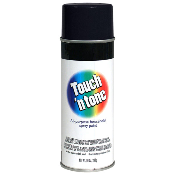 55276830 10 oz Gloss Black Touch on Tone General Purpose Spray Paint