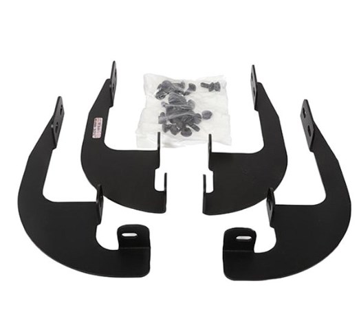 DZ66340 Mounting Brackets with HEX Series Side Steps for 2019 Chevy Silverado 1500