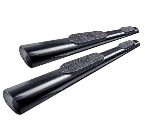19-C SILVERADO/SIERRA 1500/20-C SILVERADO/SIERRA 2500/3500 CREW CAB BLACK PRO TRAXX 6 OVAL NERF BARS