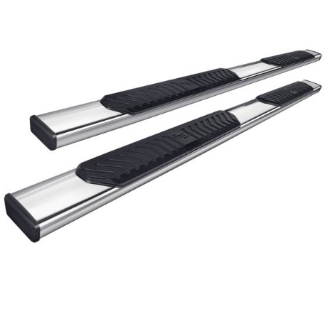 2851260 5 in. R5 Series Cab Length Polished Nerf Step Bars for 2019 Chevy Silverado 1500