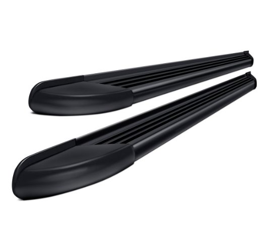 USA 20033419 RB2-TB Series Cab Length Black Running Boards for 2019 Chevy Silverado 1500 Extended Cab