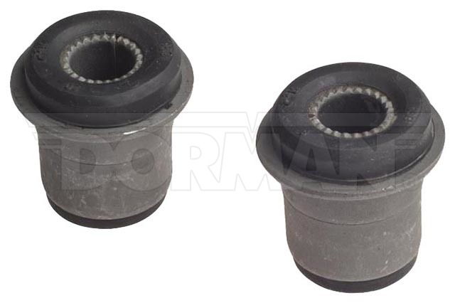 Dorman BB6176PR 37.2 mm Trailing Support Arm Bushing Kit for 1978-1987 Buick & 1978-2005 Chevrolet - Silver & Black