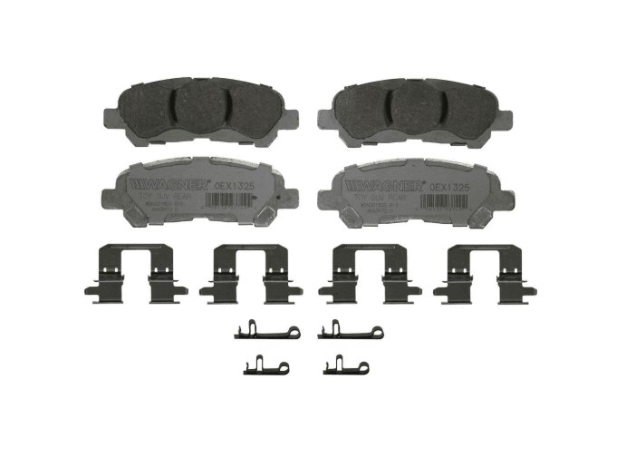 OEX1325 OEX Rear Disc Pad Set for 2009-2013 Toyota Highlander
