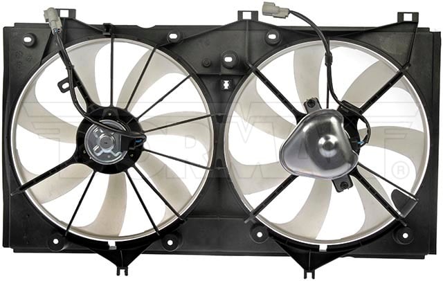 Dorman 621014 Dual Fan Assembly without Controller for 2007-2009 Toyota Camry - Black