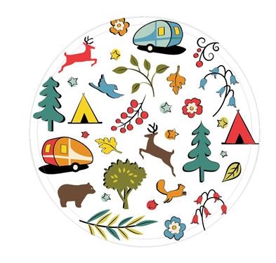 Picture of Camp Casual CC007W8 8.5 ft. Paper Plate - Pack of 24