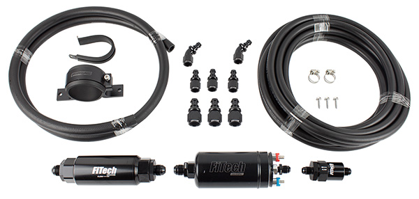50001 Inline Frame Mount Fuel Delivery Kit - Black Anodized