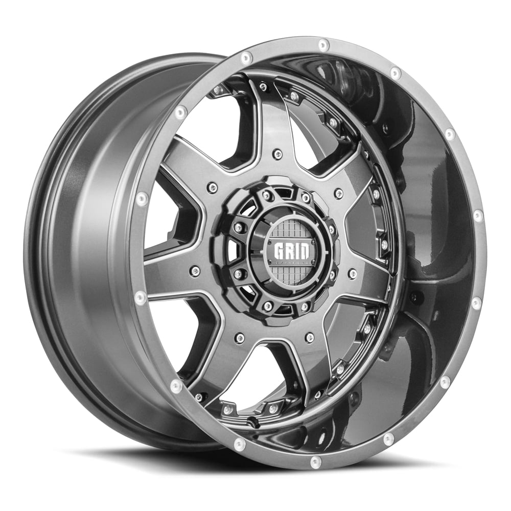 1189635G15 18 x 9 in. 6 x 135 in. Bolt Pattern Wheel, Graphite