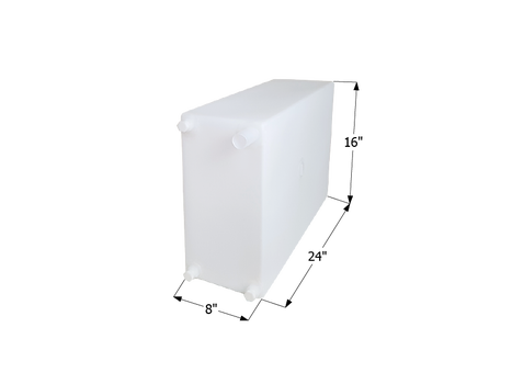 12500 WT2466 Polyethylene Fresh Water Holding Tank