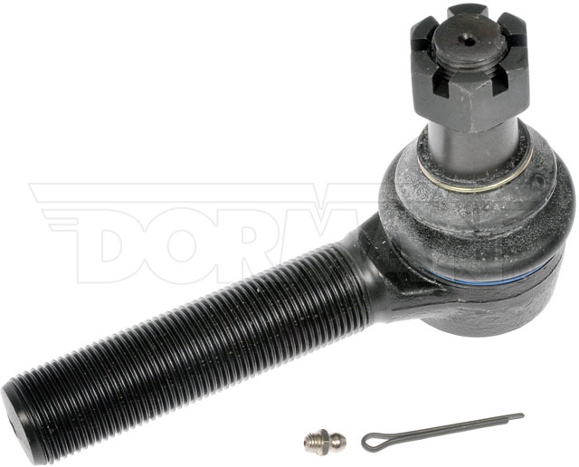 Dorman TO991004PR 153.09 mm Steering Tie Rod End for 1996-2010 Freightliner & 1990-1995 International - Black