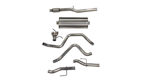 21033 Cat-Back Exhaust System with Split Rear Exit for 2019 Chevy Silverado Sierra 1500