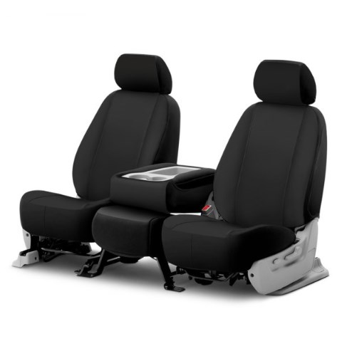 Picture of FIA SP8836BLAC Front Seat Covers for 2019 40 20 40 Chevy Silverado 1500, Black