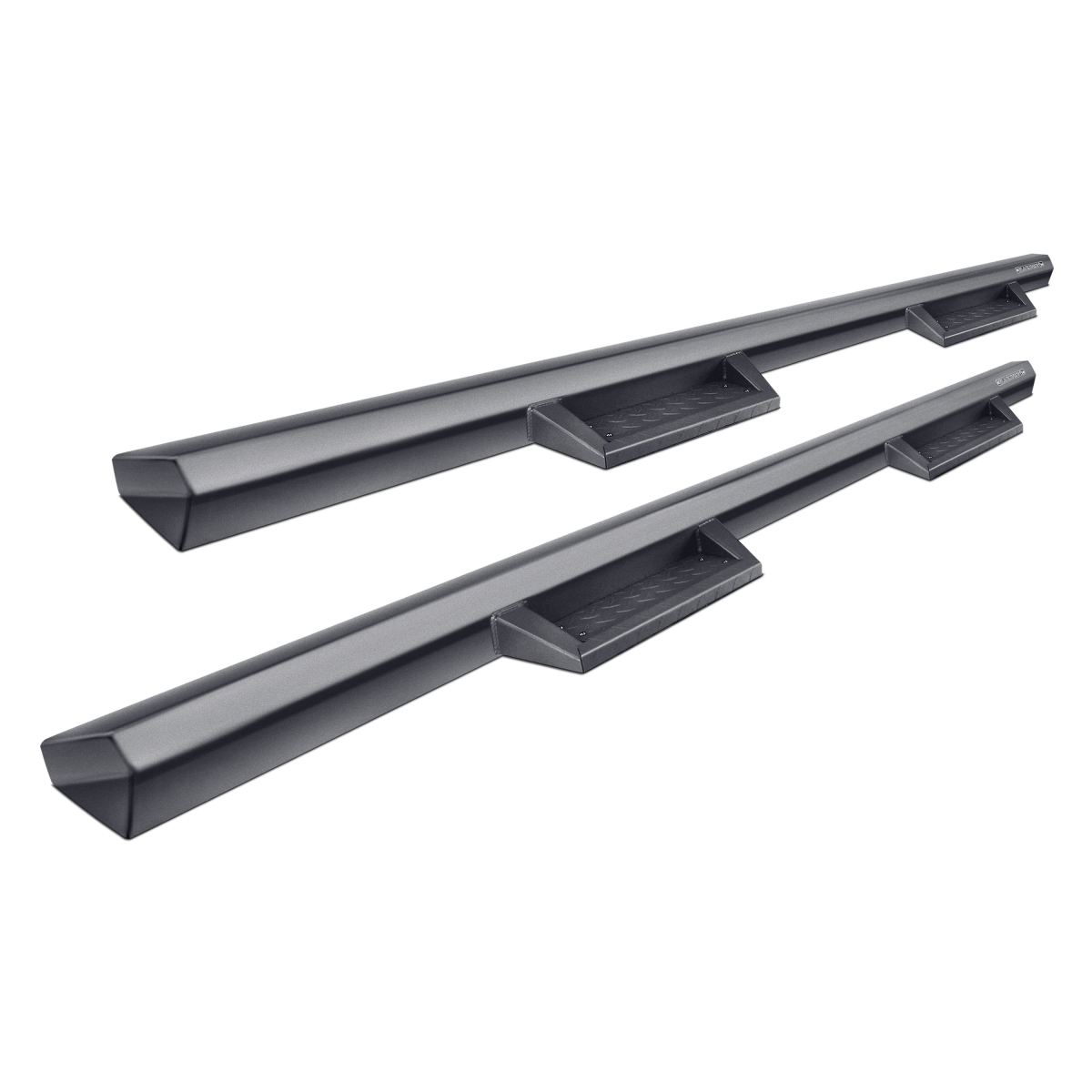 IMFOF1SC Impact Cab Length Grey Side Steps for 2015-2019 Ford F-150