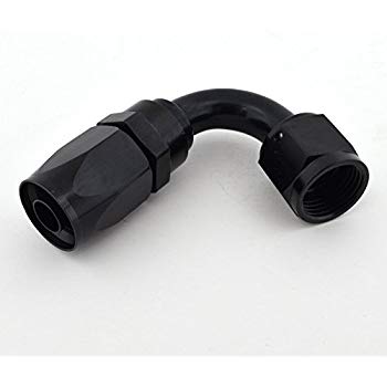 1220082 Reusable PTFE Hose End - Black - -08 AN - Durable Performance