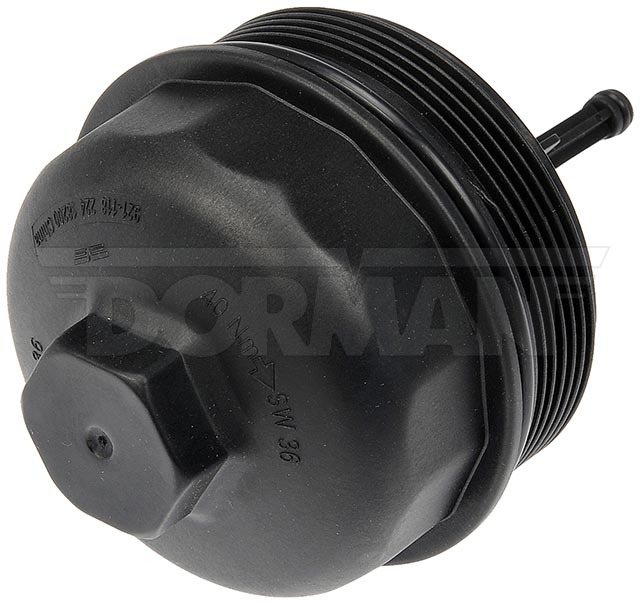 Dorman 921118 Oil Filter Cap - Plastic for 2008-2013 BMW M3 - Black