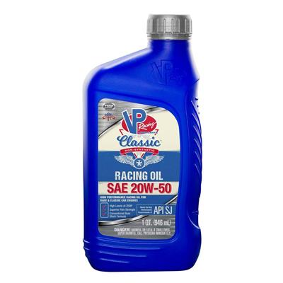 SAE 20W-50 Classic Non Synthetic Racing Oil
