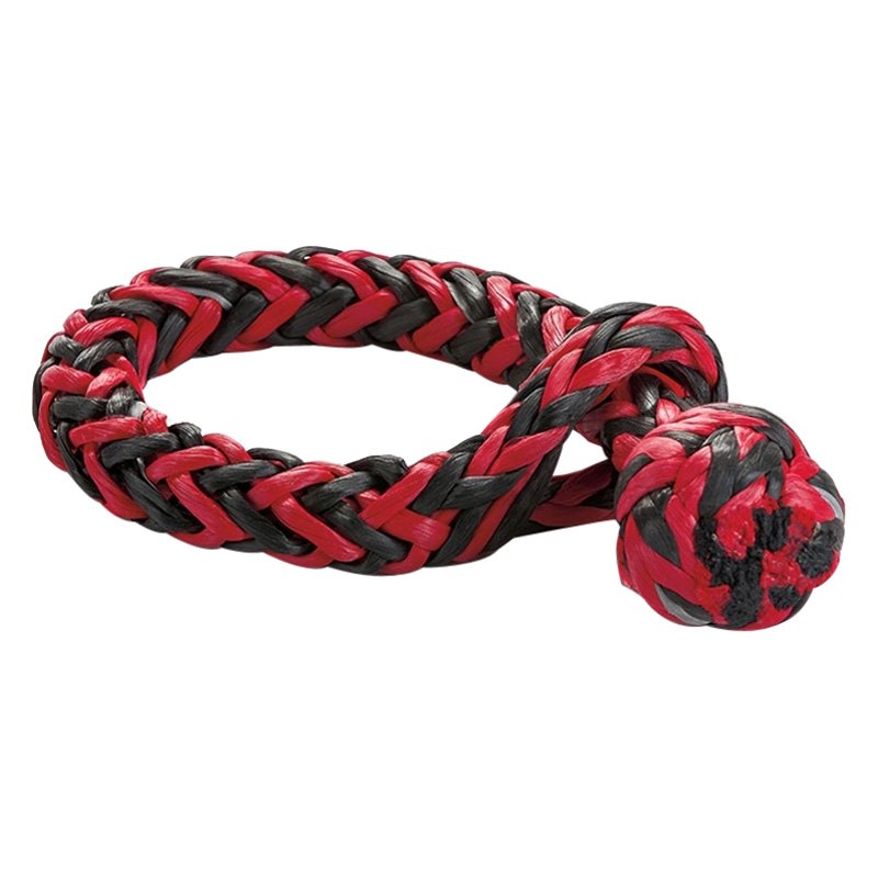 Warn Industries 102559 0.5 in. Spydura Nightline Soft Shackle, Red & Black