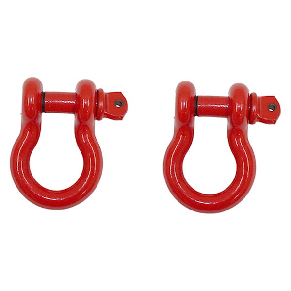 FB21038 0.75 in. Red D-Ring Set, 2 Piece