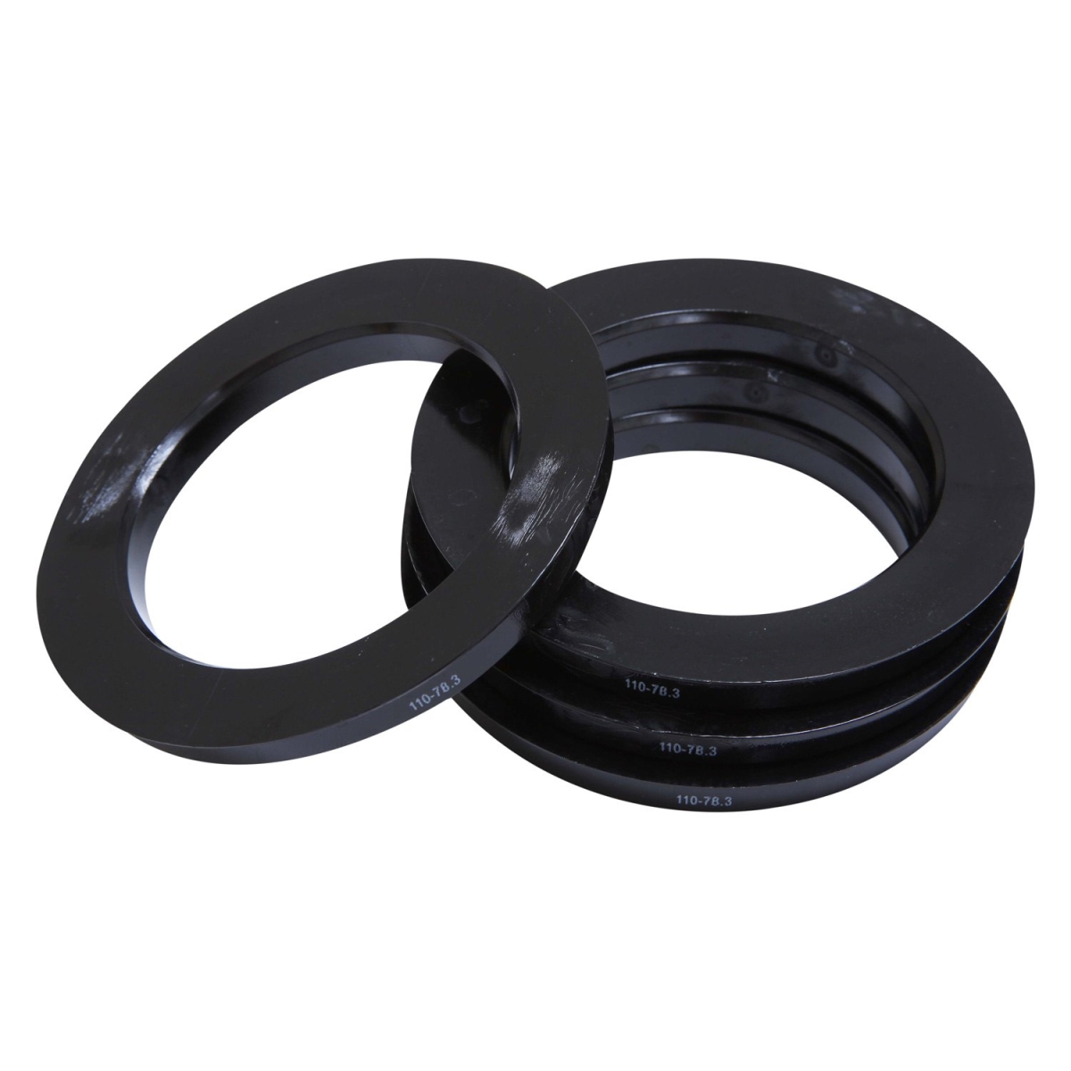 Wheel Hub Centric Ring, Black