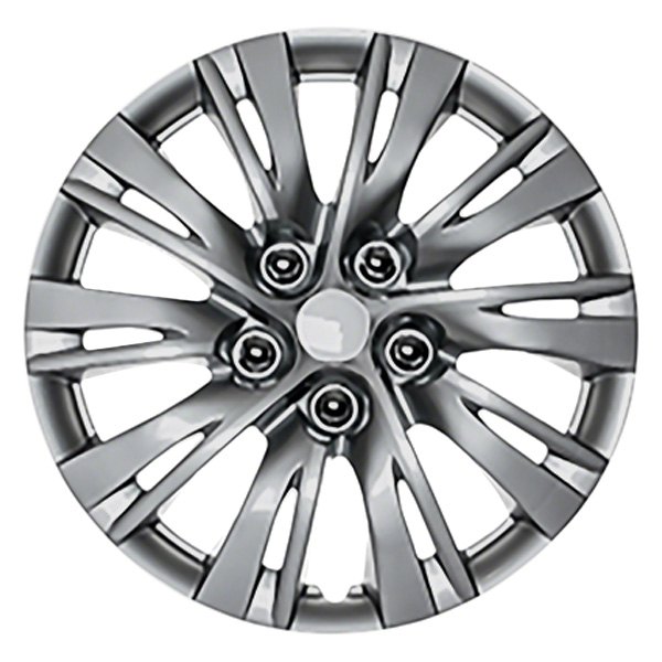 IWC103715S Aftermarket Wheel Covers Universal, Black