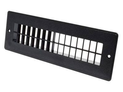 2.25 x 10 in. Floor Grille, Black