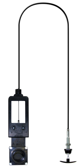 72 in. Sewer Waste Length Cable with 3 in. Valve