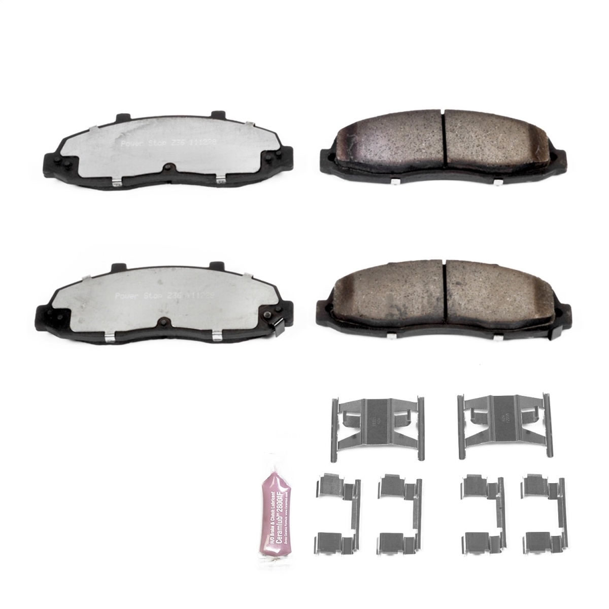 Powerstop Z361329 Extreme Truck & Tow Ceramic Front Brake Pads for 2008-2014 Ford E150
