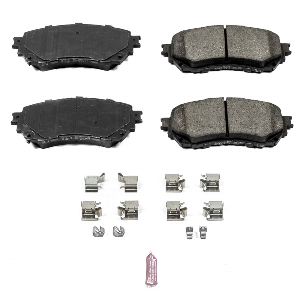 Powerstop 171338 Z17 Evolution Ceramic Pad with Hardware for 2008-2013 Nissan Rogue