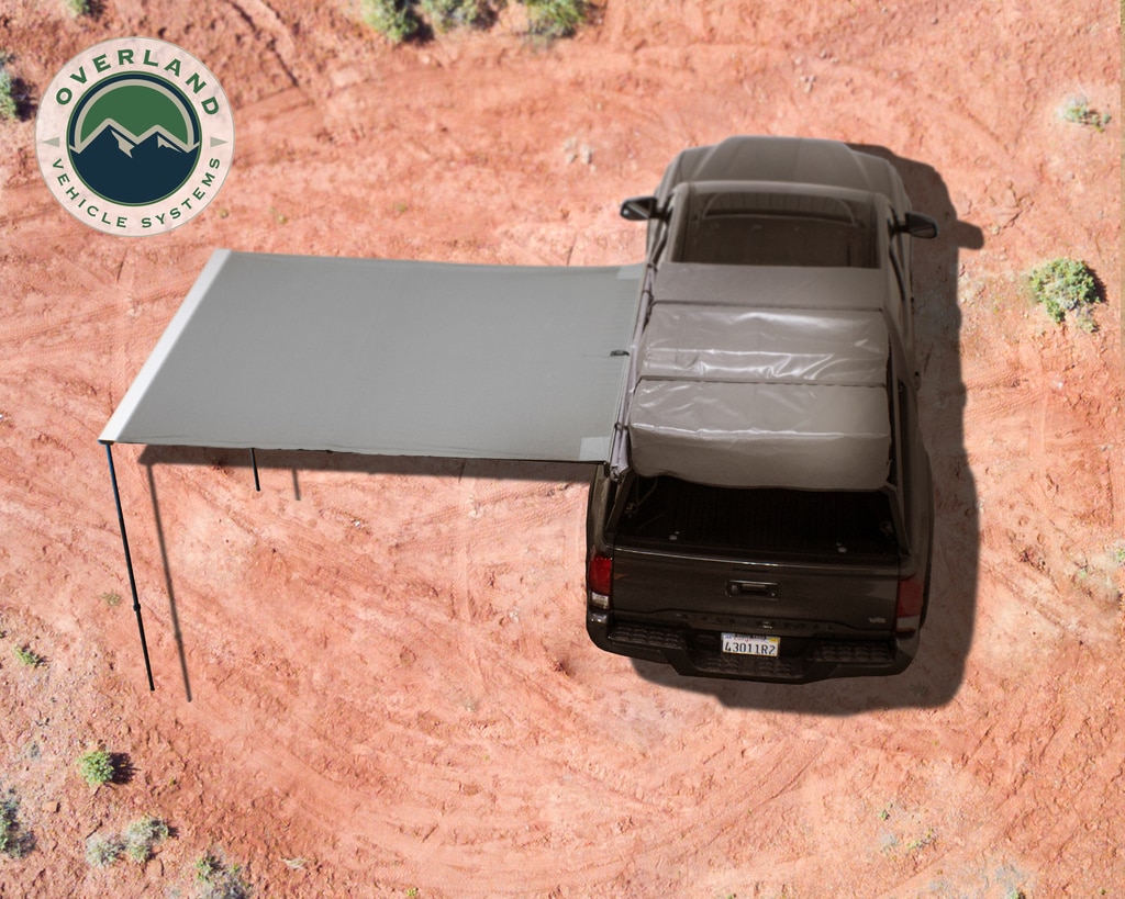 18049909 2.0-6.5 ft. Universal Nomadic Awning with Black Cover