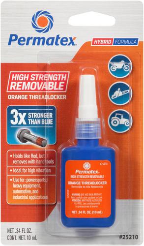 25210 High Strength Removable Orange ThreadLocker