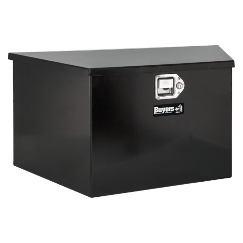 Buyers Products Company 35 Inch Wide Gloss Black Steel Trailer Tongue Truck Box - 1701280