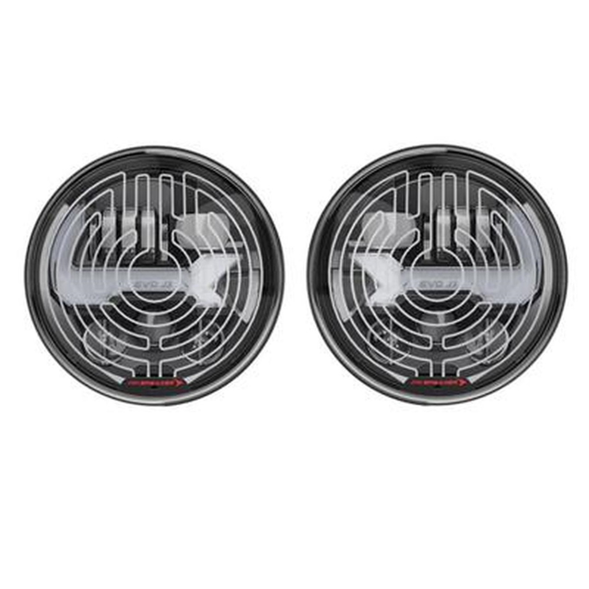 Picture of JW Speaker 555613 7 in. Evolution J3 Round LED Pair for 2007 Jeep Wrangler JK Headlight Graphite