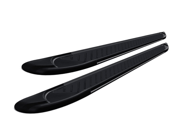 USA 61316419 5.5 in. RAL-T Series Cab Length Black Running Boards for 2020 Jeep Gladiator
