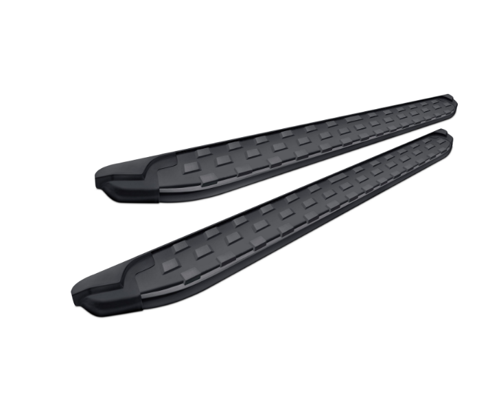 USA 52361419 5.5 in. REC-T Series Cab Length Black Running Boards for 2009-2014 Ford F-150