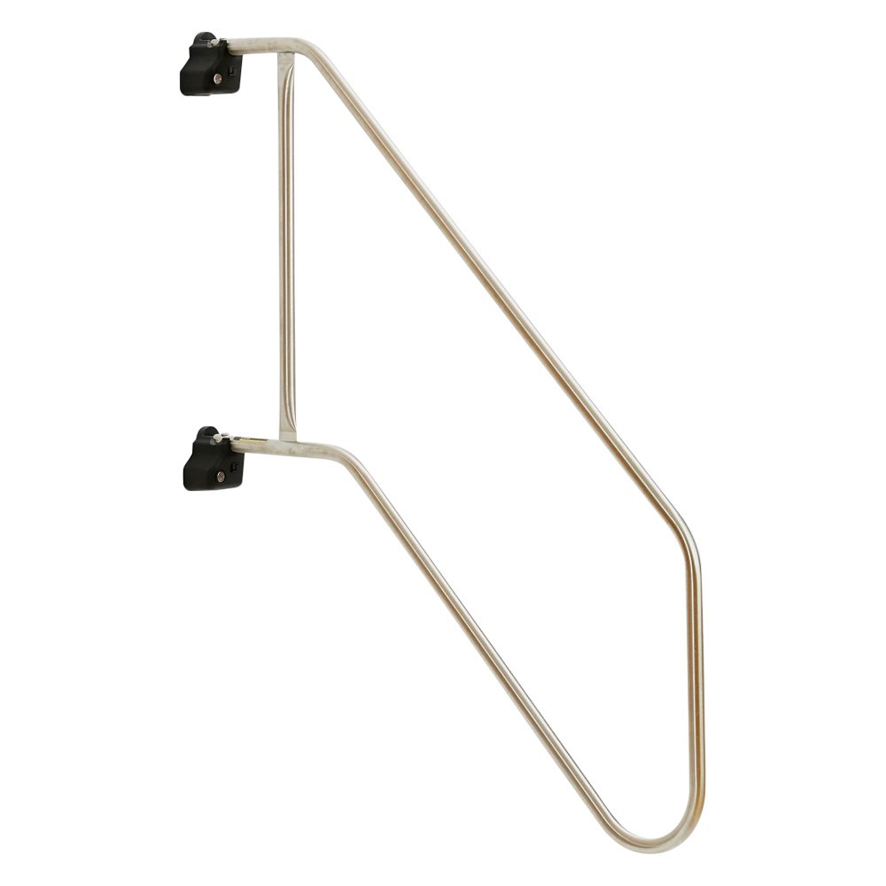 AC544L 36 x 44 in. Stainless Steel Commercial Entry Step Hand Rail, Silver