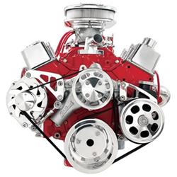 FM2121PC Serpentine Conversion Kit with Low Mount Alternator & Power Steering
