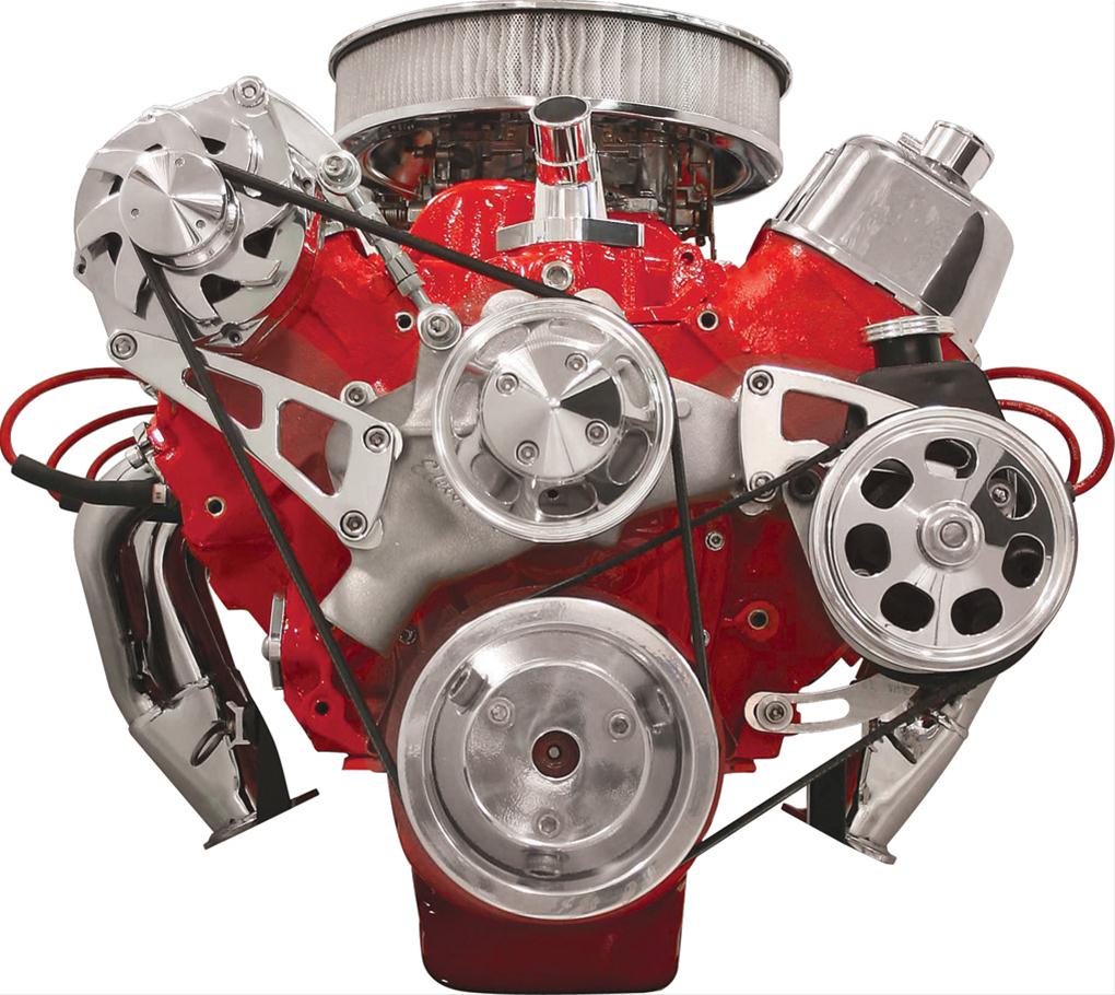 FM2211PC Serpentine Conversion Kit with Top Mount Alternator & Power Steering