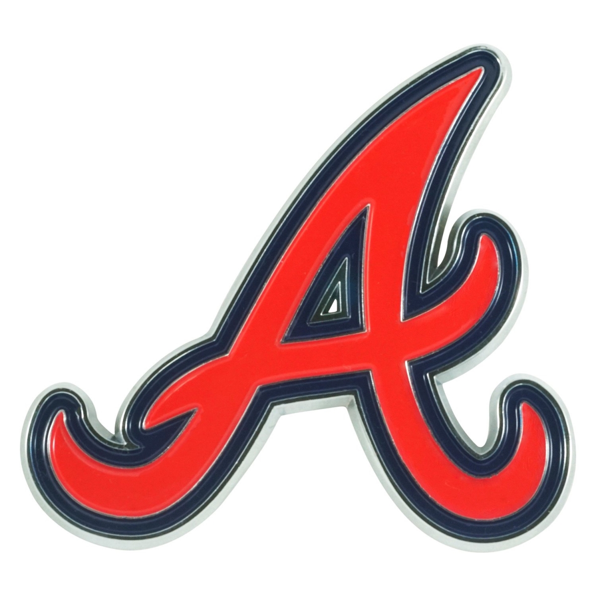 Fan Mats 26501 Atlanta Braves Red Colored MLB Emblem