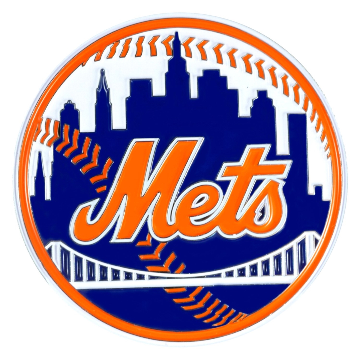Fan Mats 26646 New York Mets Colored MLB Emblem