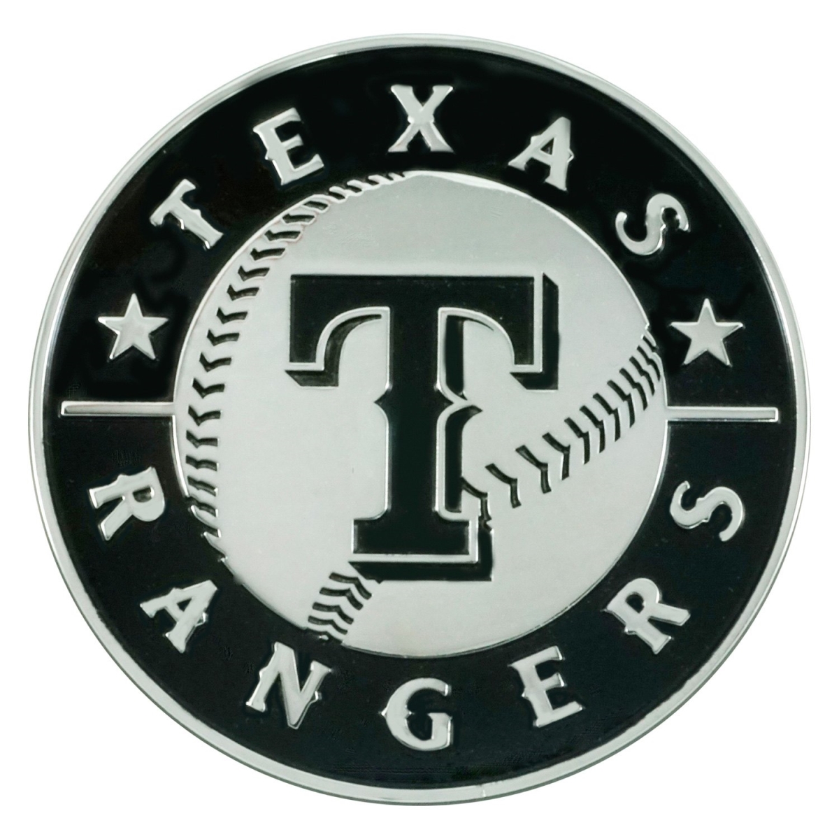 Fan Mats 26738 Texas Rangers Chrome MLB Emblem