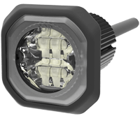 DIRECTIONAL LED SINGLE COLOR FLUSH MOUNT 69 FLASH PATTERNS 12-24VDC AMBER/WHITE