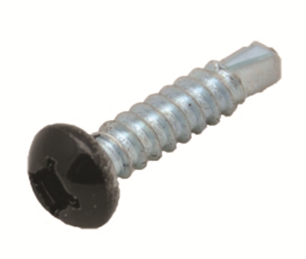 PTK1000BL8 8 x 1 in. Pan Head Self Tapping Screws, Black