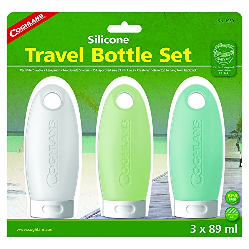 1950 Silicone Travel Bottles, Pack of 3